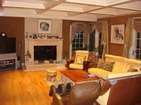 Decorative Applied Moldings Coffered Ceiling