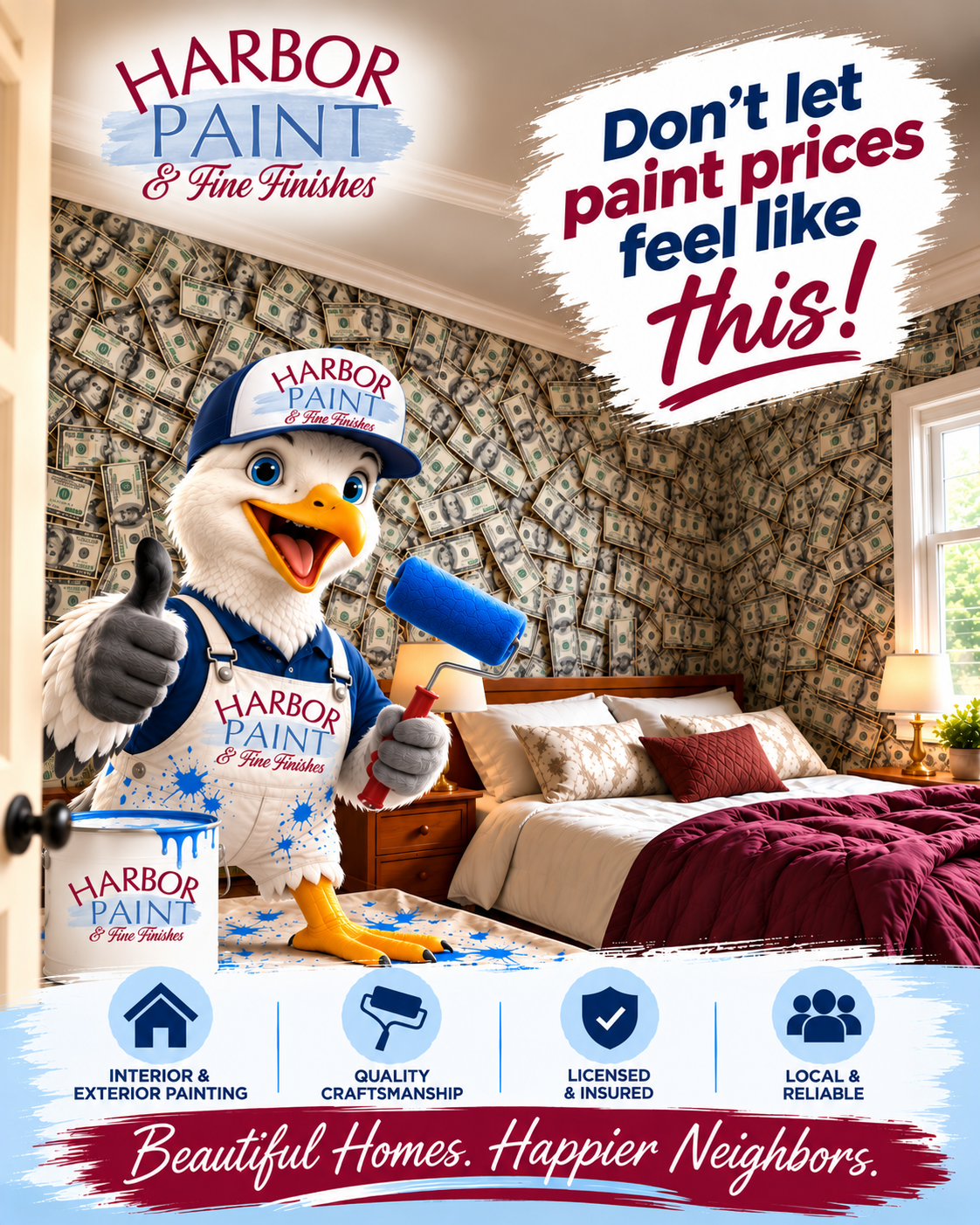 The cost of painting a room 5 The cost of painting a room 5